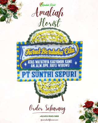Papan Bunga Duka di Patangpuluhan