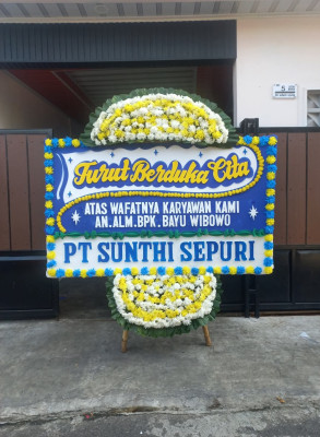 Papan Bunga Duka di Patangpuluhan